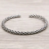 Tatsuo - Bracelet Jonc Homme Argent