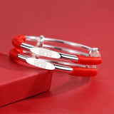 Byakko - Bracelet de Cheville Argent