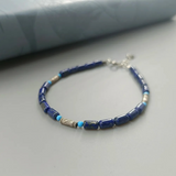 Taiki - Bracelet Argent et Lapis Lazuli