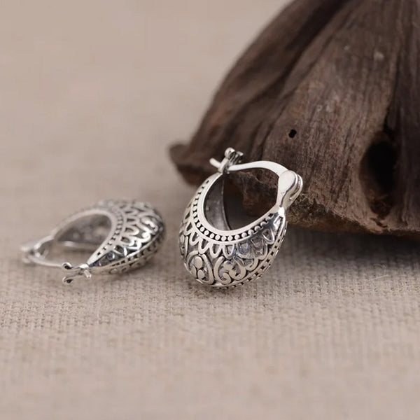 Dok - Boucles d'Oreilles Argent