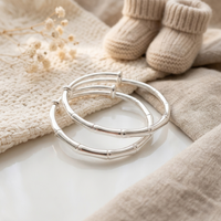 Katsumi - 2 x Bracelets de Cheville Argent