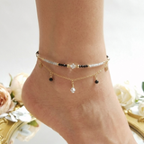 Amani - Chaîne de Cheville Spinelle et Labradorite