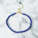 Chiemi - Bracelet Or et Lapis Lazuli