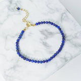 Chiemi - Bracelet Or et Lapis Lazuli