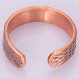 Tong - Bracelet Jonc et Bague Cuivre Magnétiques