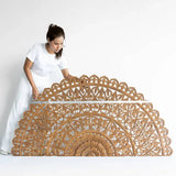 Tête de Lit Floral Demi-Lune - California King 180 cm