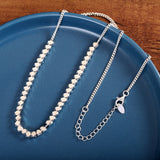    diki-chaine-collier-argent-massif-perles