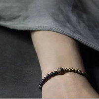 Akuma - Bracelet Cuivre et Pierre de Lave