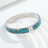 Fai - Bracelet Jonc Argent et Turquoise