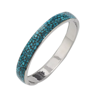 Fai - Bracelet Jonc Argent et Turquoise