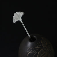 Pique à Cheveux Ginkgo Éternel - Argent