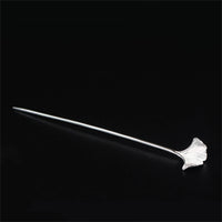 Pique à Cheveux Ginkgo Éternel - Argent