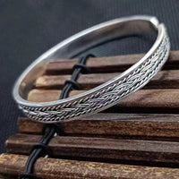 Keita - Bracelet Jonc Argent