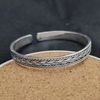 Keita - Bracelet Jonc Argent