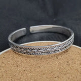 Keita - Bracelet Jonc Argent