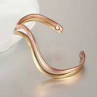 Kitsune - Magnetic Copper Bangle Bracelet