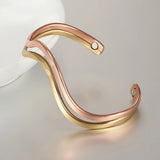 Kitsune - Bracelet Jonc Cuivre Magnétique