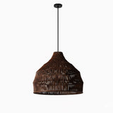 Suspension Cloche en Rotin