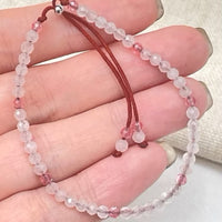 Lin - Bracelet Quartz Rose