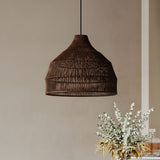 Suspension Cloche en Rotin