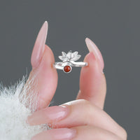 Maeko - Bague Argent et Cristal