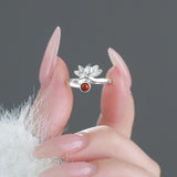 Maeko - Bague Argent et Cristal