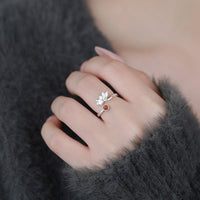 Maeko - Bague Argent et Cristal