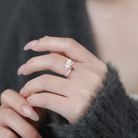 Maeko - Bague Argent et Cristal