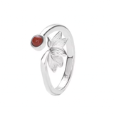 Maeko - Bague Argent et Cristal