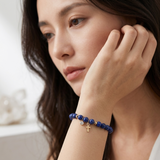Malam - Bracelet Or et Lapis Lazuli