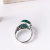 Manoune - Bague Argent et Malachite