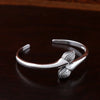 Nara - Bracelet Jonc Argent