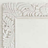 Cadre en Bois Tropical Vintage Blanc - 180 cm
