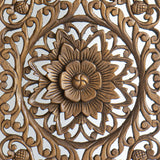Panneau Mural Rectangle Lotus Précieux - 90 cm