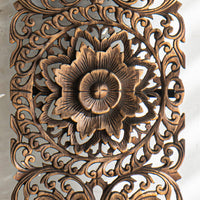 Panneau Mural Rectangle Lotus Somptueux - 120 cm