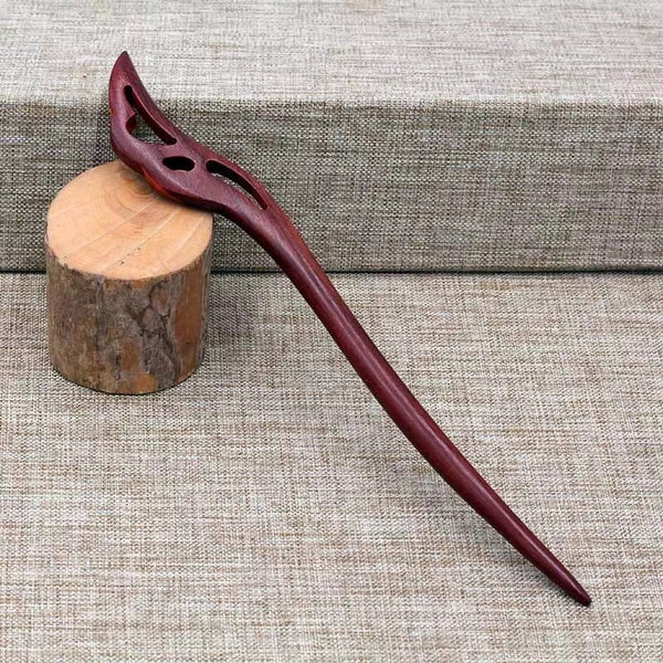 Pique à Cheveux Plume - Bois de Santal Rouge