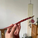 Pique à Cheveux Torsadé - Bois de Rose