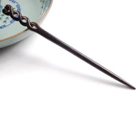 Pique à Cheveux Twist - Bois d'Ebène