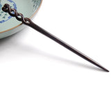 Pique à Cheveux Twist - Bois d'Ebène