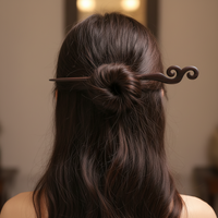 Pique à Cheveux - Bois d'Ebène