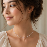 Priya - Collier Quartz Rose