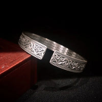 Sanjay - Bracelet Jonc Argent