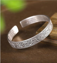 Sanjay - Bracelet Jonc Argent