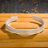 Shinzo - Bracelet Jonc Argent