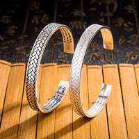 Shinzo - Bracelet Jonc Argent