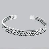 Shinzo - Bracelet Jonc Argent