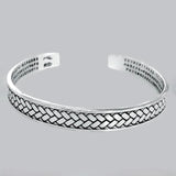 Shinzo - Bracelet Jonc Argent