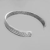 Shinzo - Bracelet Jonc Argent