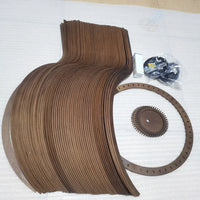 Suspension Ballon en Bois Brun