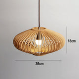Suspension Cage Sphère en Bois